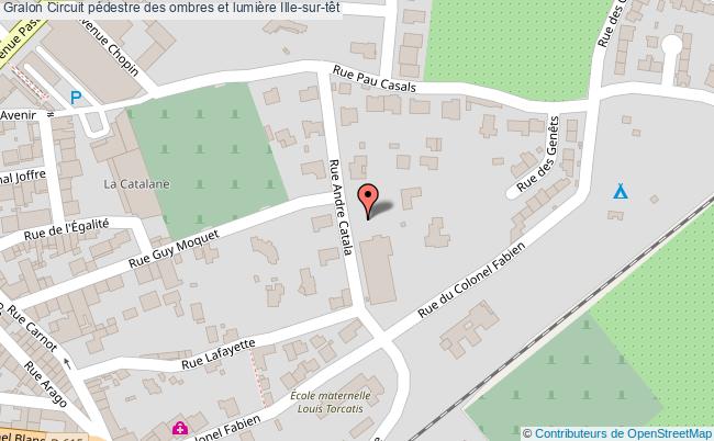 plan Circuit Pédestre Des Ombres Et Lumière Ille-sur-têt Ille-sur-têt