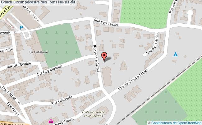 plan Circuit Pédestre Des Tours Ille-sur-têt Ille-sur-têt