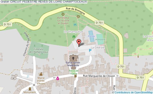 plan Circuit Pedestre Reves De Loire Champtoceaux CHAMPTOCEAUX