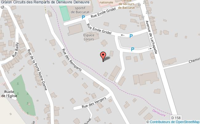 plan Circuits Des Remparts De Deneuvre Deneuvre Deneuvre