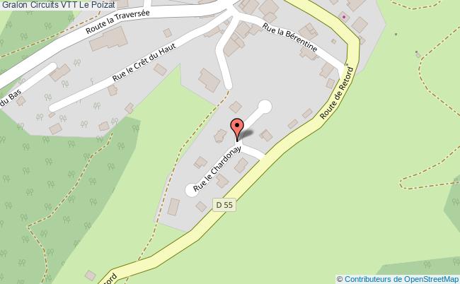 plan Circuits Vtt Le Poizat Le Poizat