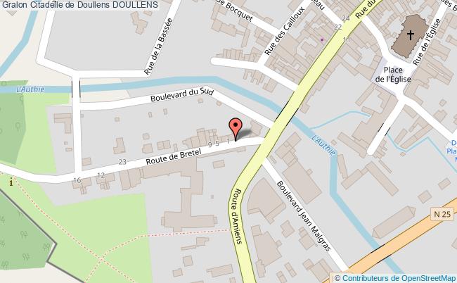 plan Citadelle De Doullens Doullens DOULLENS