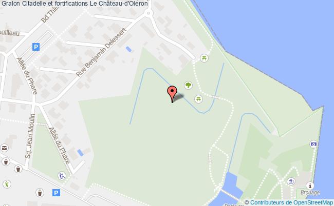 plan Citadelle Et Fortifications Le Château-d'oléron Le Château-d'Oléron