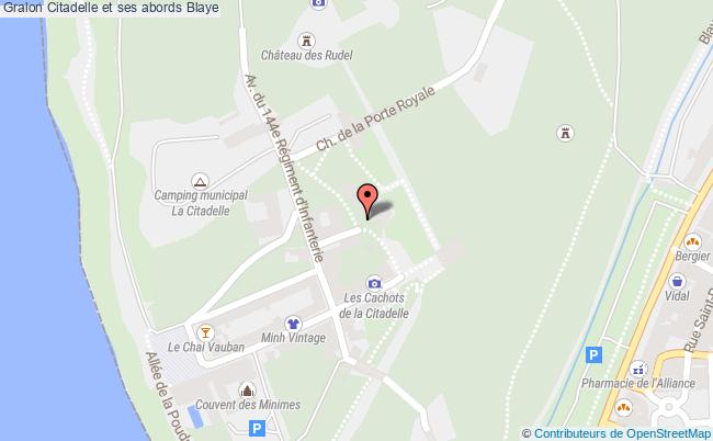 plan Citadelle Et Ses Abords Blaye Blaye