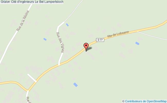 plan Cité D'ingénieurs Le Bel Lampertsloch Lampertsloch