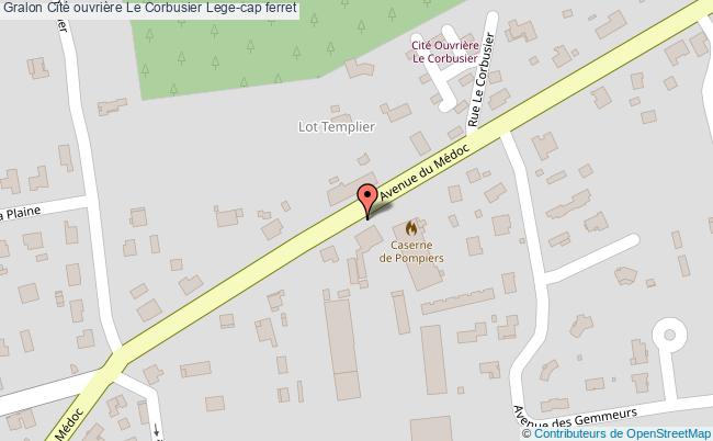 plan Cité Ouvrière Le Corbusier Lege-cap Ferret Lege-cap ferret