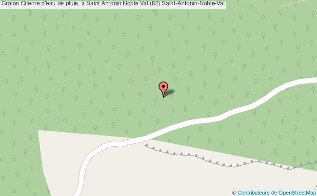 plan Citerne D'eau De Pluie, à Saint Antonin Noble Val (82) Saint-antonin-noble-val Saint-Antonin-Noble-Val