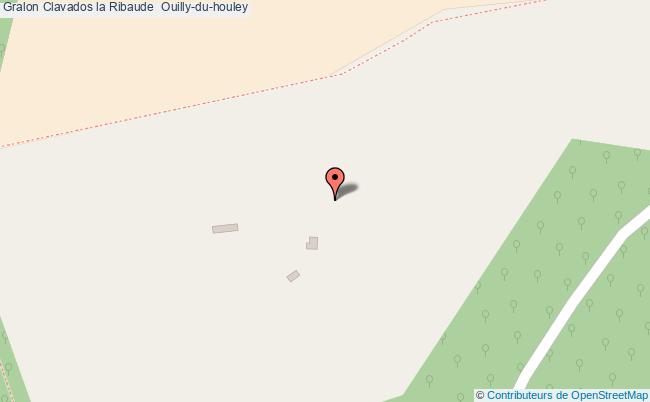 plan Clavados La Ribaude  Ouilly-du-houley Ouilly-du-houley
