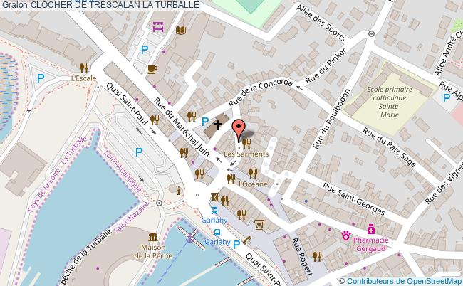 plan Clocher De Trescalan La Turballe LA TURBALLE