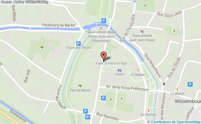 plan Cloître Wissembourg Wissembourg
