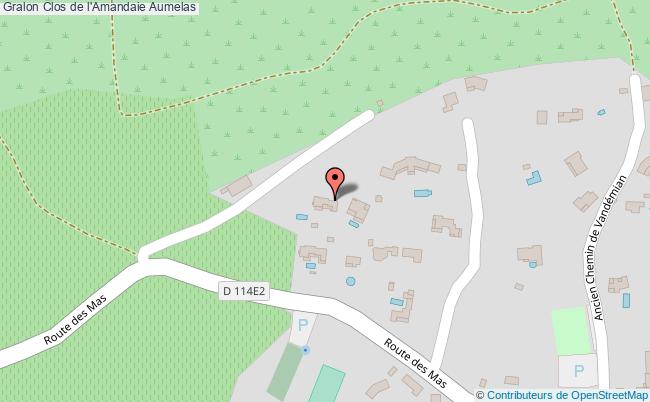 plan Clos De L'amandaie Aumelas Aumelas
