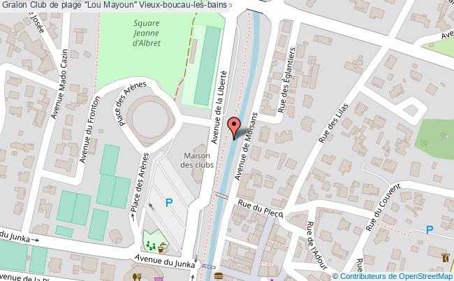plan Club De Plage "lou Mayoun" Vieux-boucau-les-bains Vieux-boucau-les-bains