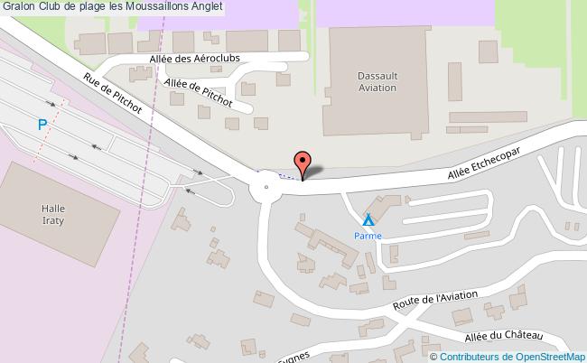 plan Club De Plage Les Moussaillons Anglet Anglet