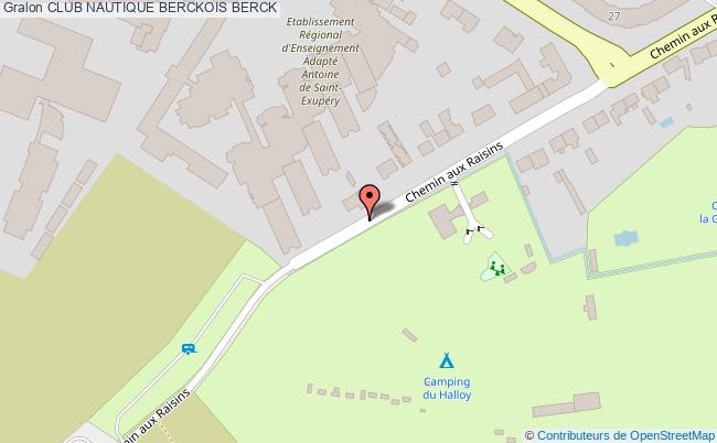 plan Club Nautique Berckois Berck BERCK