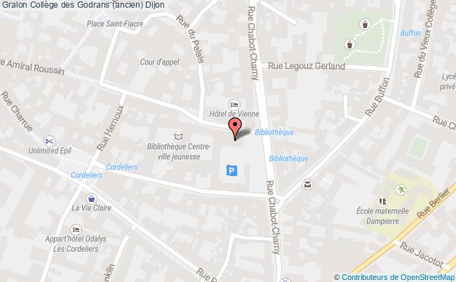 plan Collège Des Godrans (ancien) Dijon Dijon