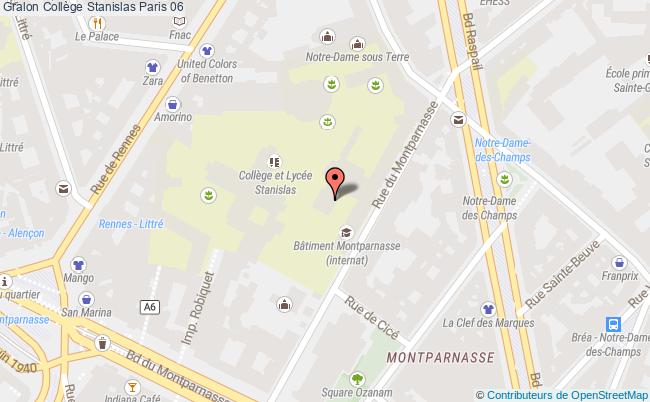 plan Collège Stanislas Paris 06 Paris 06