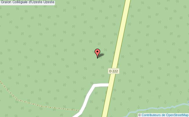 plan Collégiale D'uzeste Uzeste Uzeste