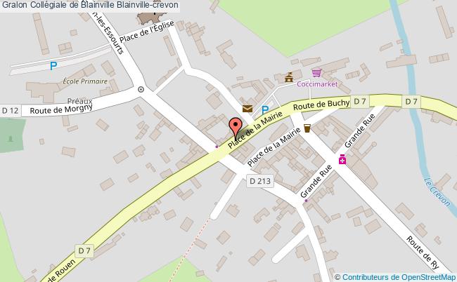 plan Collégiale De Blainville Blainville-crevon Blainville-crevon