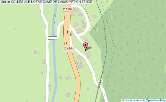 plan Collegiale Notre-dame De L'assomption Tende TENDE