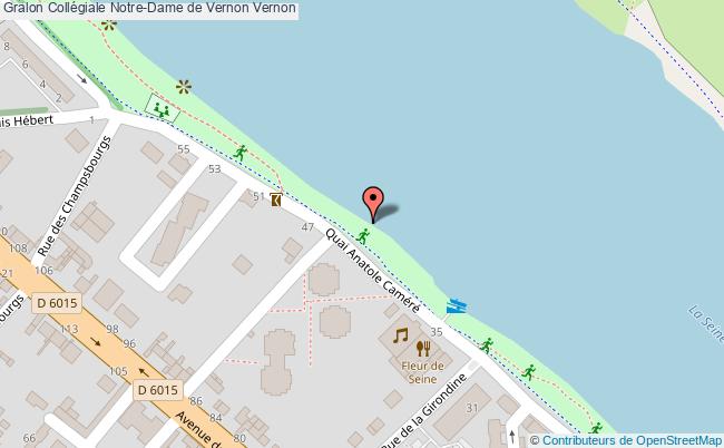 plan Collégiale Notre-dame De Vernon Vernon Vernon