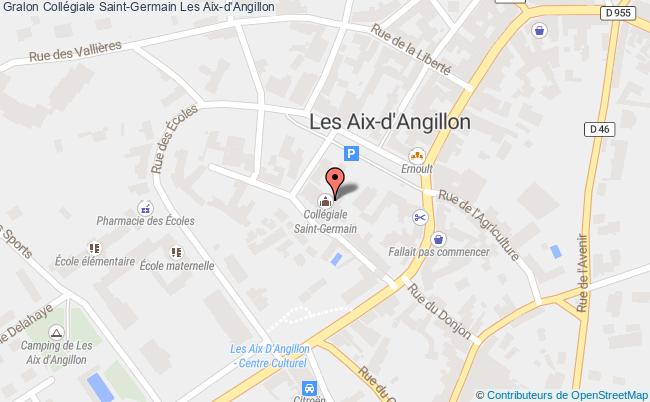 plan Collégiale Saint-germain Les Aix-d'angillon Les Aix-d'Angillon