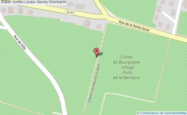 plan Combe Lavaux Gevrey-chambertin Gevrey-chambertin