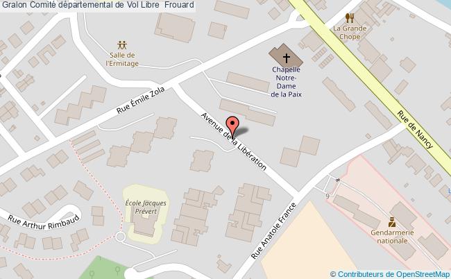 plan Comité Départemental De Vol Libre  Frouard Frouard