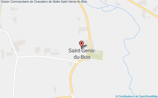 plan Commanderie De Chevaliers De Malte Saint-genis-du-bois Saint-Genis-du-Bois