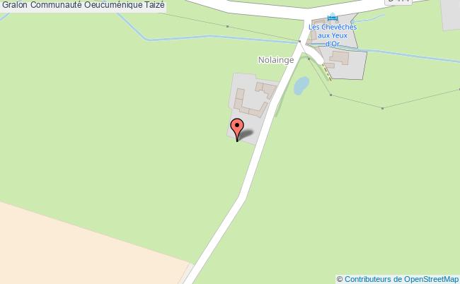 plan Communauté Oeucuménique Taizé Taizé