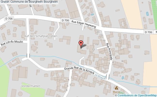 plan Commune De Bourgheim Bourgheim Bourgheim