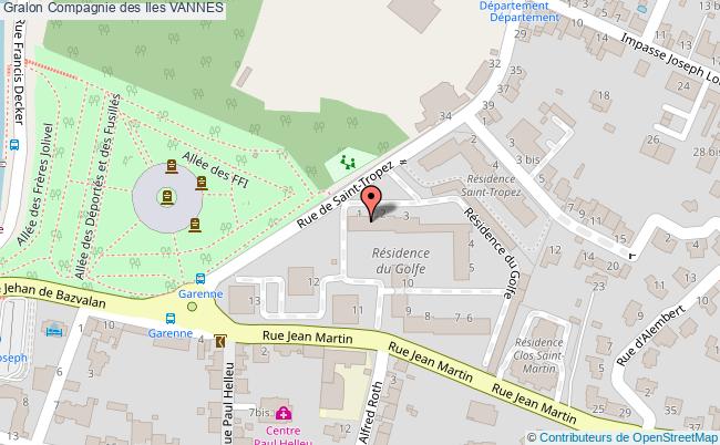 plan Compagnie Des Iles Vannes VANNES