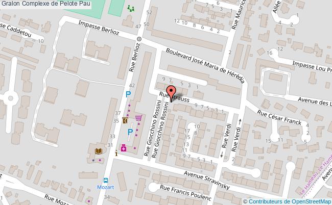 plan Complexe De Pelote Pau Pau