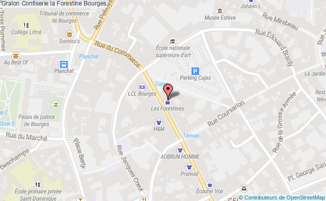 plan Confiserie La Forestine Bourges Bourges