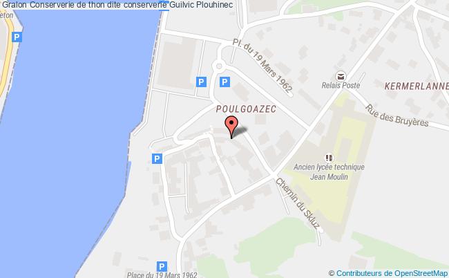 plan Conserverie De Thon Dite Conserverie Guilvic Plouhinec Plouhinec