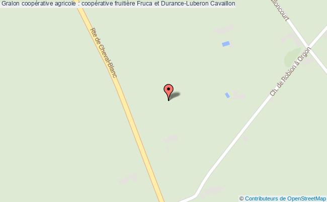 plan Coopérative Agricole : Coopérative Fruitière Fruca Et Durance-luberon Cavaillon Cavaillon