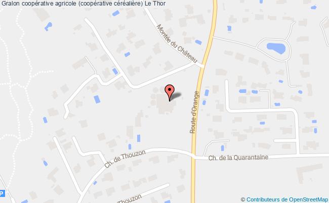 plan Coopérative Agricole (coopérative Céréalière) Le Thor Le Thor