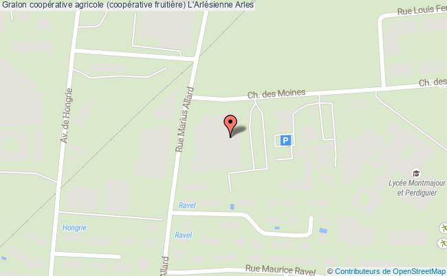 plan Coopérative Agricole (coopérative Fruitière) L'arlésienne Arles Arles