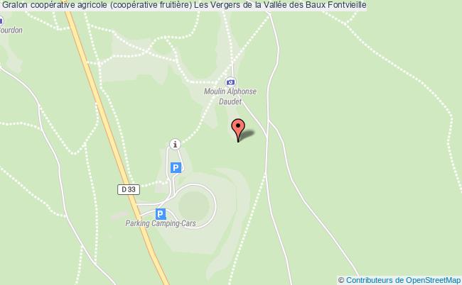 plan Coopérative Agricole (coopérative Fruitière) Les Vergers De La Vallée Des Baux Fontvieille Fontvieille
