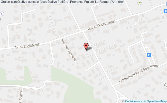 plan Coopérative Agricole (coopérative Fruitière) Provence Fruidor La Roque-d'anthéron La Roque-d'Anthéron