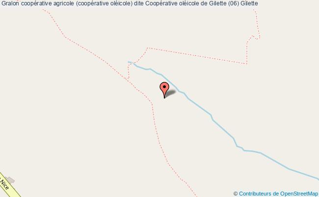 plan Coopérative Agricole (coopérative Oléicole) Dite Coopérative Oléicole De Gilette (06) Gilette Gilette