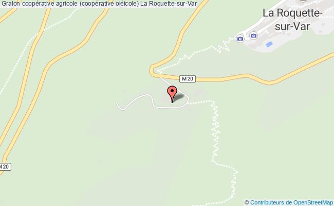 plan Coopérative Agricole (coopérative Oléicole) La Roquette-sur-var La Roquette-sur-Var