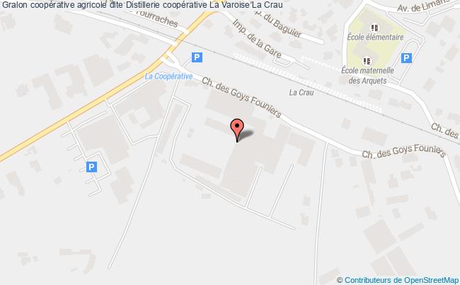 plan Coopérative Agricole Dite Distillerie Coopérative La Varoise La Crau La Crau