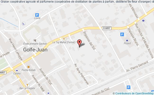 plan Coopérative Agricole Et Parfumerie (coopérative De Distillation De Plantes à Parfum, Distillerie De Fleur D'oranger) Dite Coopérative Nerolium, Actuellement Conserverie (coopérative De Confiture D'ora Vallauris Vallauris