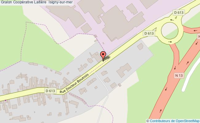 plan Coopérative Laitière  Isigny-sur-mer Isigny-sur-mer