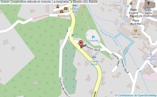 plan Coopérative Oléicole Et Vinicole, La Barjolaise, à Barjols (83) Barjols Barjols