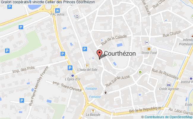 plan Coopérative Vinicole Cellier Des Princes Courthézon Courthézon