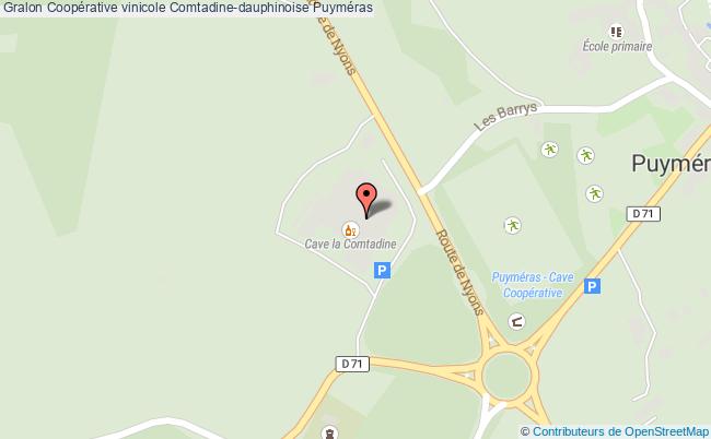 plan Coopérative Vinicole Comtadine-dauphinoise Puyméras Puyméras