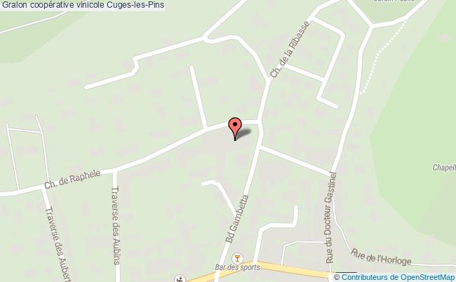 plan Coopérative Vinicole Cuges-les-pins Cuges-les-Pins