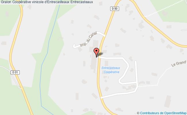 plan Coopérative Vinicole D'entrecasteaux Entrecasteaux Entrecasteaux