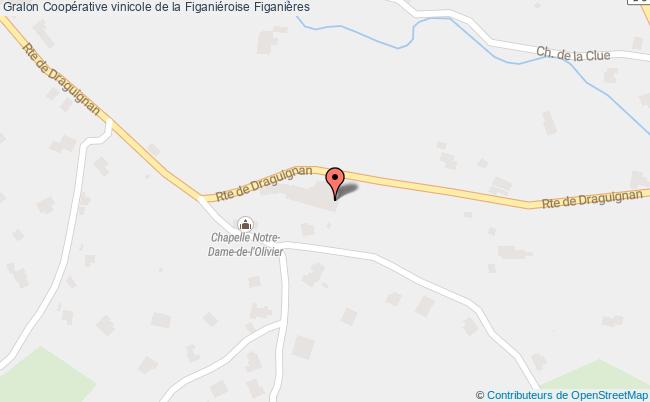 plan Coopérative Vinicole De La Figaniéroise Figanières Figanières